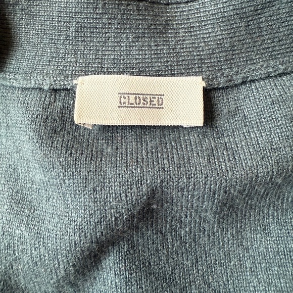 CLOSED CARDIGAN SWEATER WOOL CASHMERE PREPPY DESIGNER LUXURY OFFICE FALL TIME - Picture 10 of 12